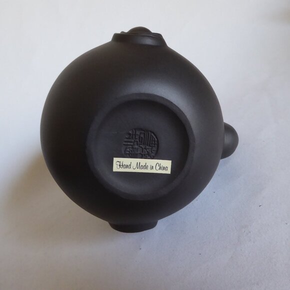 VINTAGE NEW TRADITIONAL CHINESE YIXING ZISHA FLOWER BUD HANDMADE CLAY TEAPOT SET - Picture 8 of 15
